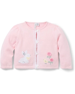 Свитер Bunny Cardigan, розовый Janie and jack