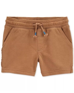Шорты для мальчиков Toddler Boys из хлопкового велюра Rec Shorts, коричневый Carter`s