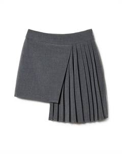 Фланелевая юбка со складками, серый Twin-set kids