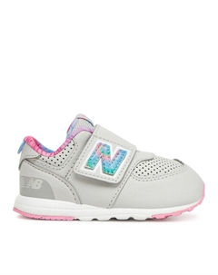 Детские кроссовки 574 NEW-B HOOK & LOOP, светло-серый/розовый New balance