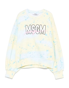 Толстовка с логотипом, желтый Msgm kids