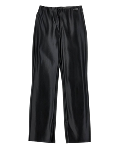 Расклешенные брюки с завышенной талией, черный Monnalisa