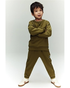 Хлопковые спортивные штаны, зеленый H&m