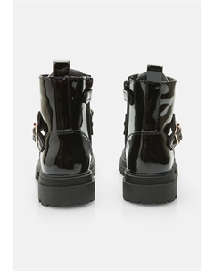 Ковбойские/байкерские ботинки по щиколотку, черный Bata