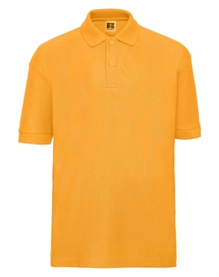 Рубашка-поло Pique, золотой Russell