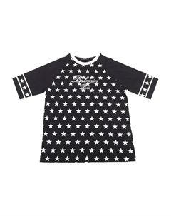 Топ реглан со звездным принтом, черный Balmain kids