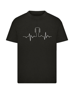 Рубашка Gitarre Heartbeat, черный F4nt4stic