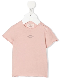 Футболка с логотипом, розовый Teddy & minou