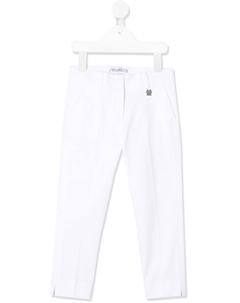 Прямые брюки строгого кроя, белый Simonetta