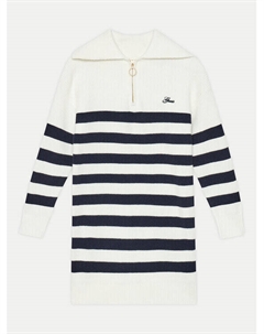 Трикотажное платье обычного кроя, синий Guess