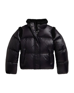 Пуховик с капюшоном, черный Polo ralph lauren kids