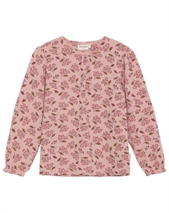 Детская футболка с длинным рукавом, аоп модал, Misty Rose Minymo®