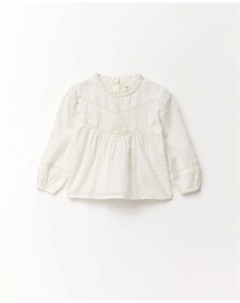 Блуза с принтом плюме и завязками, цвет Crudo Сфера