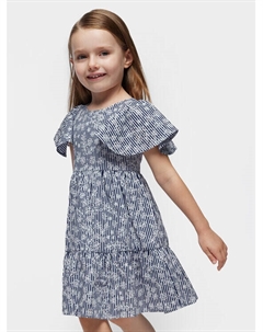 Летнее платье стандартного кроя, синий Mayoral