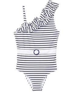 Купальник Girls Stripe Onepiece, цвет Dark Blue Janie and jack