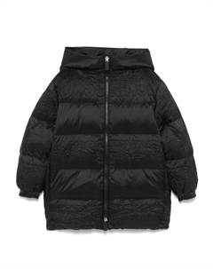 Куртка с вышитым логотипом, черный Moschino kids