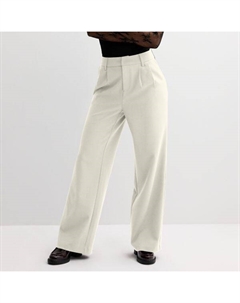 Широкие брюки с защипами для девушек Juniors с завышенной талией, белый So