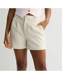 Брюки-шорты для юниоров с завышенной посадкой, белый So