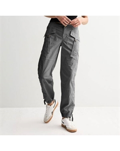 Широкие брюки-карго с низкой посадкой для юниоров, цвет gray haze So