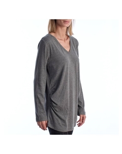 Рубашка с длинным рукавом, серый Gap