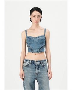 Топ MARSY BUSTIER, синий Guess