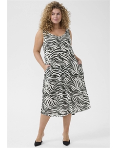 Повседневное платье CAISY AMI PRINTED, черный Kaffe curve