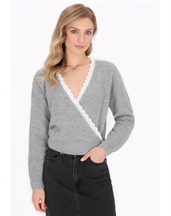Кардиган, пятнистый серый Dreimaster