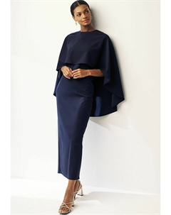 Платье макси Jersey dress, синий Next