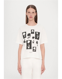 Футболка с принтом ACLINE, белый Weekend max mara