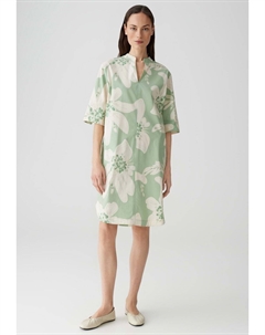 Повседневное платье REGULAR MIDI FIT PRINT, зеленый Opus
