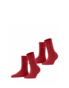Носки PACK OF 2 SO UNI DA, красный Esprit