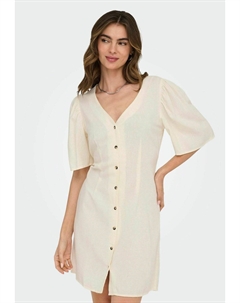 Платье-рубашка SAY KURZES, бежевый Jdy