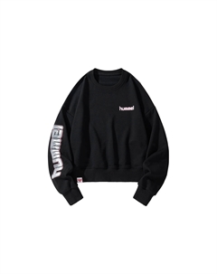 Свободная футболка с круглым вырезом Весна Осень Женская, Фиолетовая Hummel