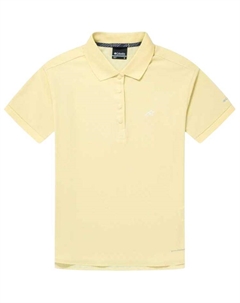 Футболка поло женская желтая Columbia