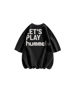 Футболка унисекс, тёмно-фиолетовая Hummel