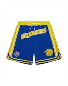 Митчелл энд Несс x Жаст Дон SS23 Баскетбольные шорты Унисекс Синий Митчелл Несс, Блю-Бокс Mitchell ness