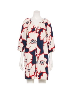 Женское платье с застежкой на пуговицах, цвет navy brush floral Sonoma goods for life