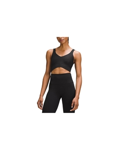 V-образный вырез безрукавка спортивная женская, черный/BLK Lululemon