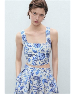 Топ INDIGO - Blouse, кремовый Mango