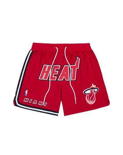Митчелл энд Несс Митчелл энд Несс Икс Жаст Дон Баскетбольные шорты Унисекс Белый Красный Mitchell ness