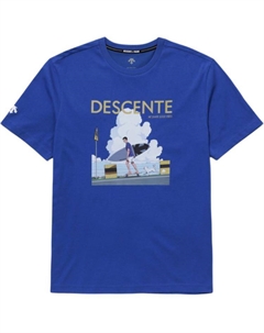 Футболка унисекс, серая Descente