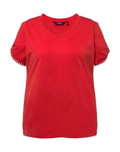 Рубашка, красный Ulla popken