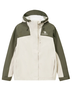 Ветровка женская, Овсяно-серый/Темный оливково-зеленый Camel