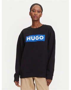 Свитшот relaxed fit Classic 50522425, чёрный Hugo