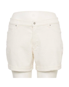 Джинсовые шорты больших размеров со средней посадкой и отворотами на манжетах, цвет vital white Sonoma goods for life