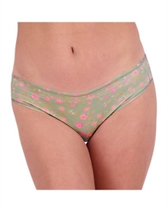 Детские хлопковые бикини-трусики 75-032, цвет green trixie floral So