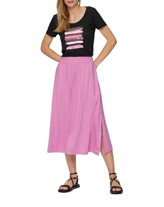 Юбка до колена, розовый S.oliver