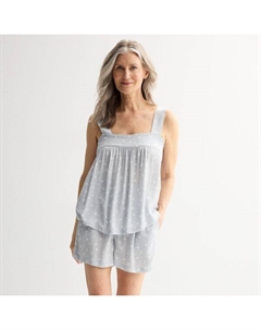 Стандартный комплект из 2 пижамных шорт и майки, цвет fall stars pearl blue Croft & barrow