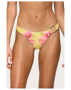 Женский бикини-топ Miley с цветочным принтом, желтый Edikted