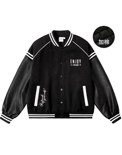 Куртка бейсбольная унисекс Coca Cola, Black (Padded) Coca-cola